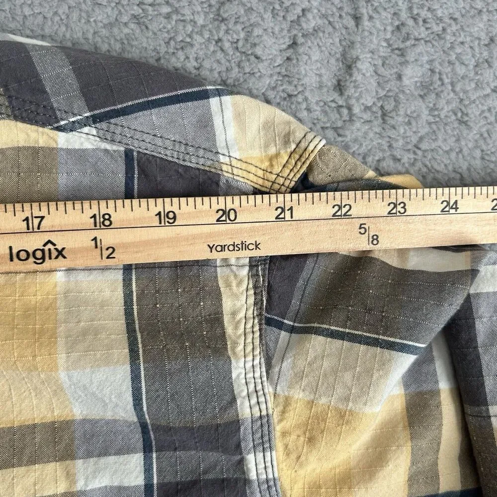 Red Head Flannel Shirt Mens Adult 2 XT Multicolor Plaid Button Up Long Sleeve - Picture 7 of 12